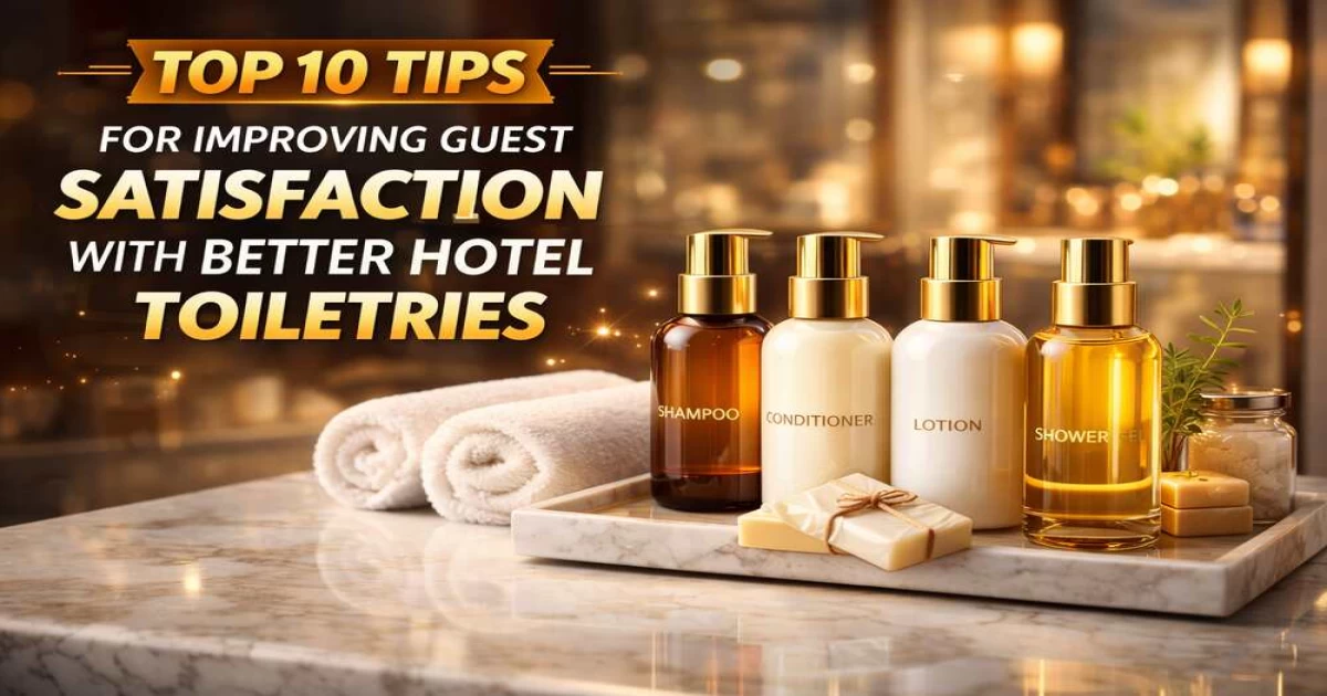 TOP 10 TIPS FOR IMPROVING GUEST SATISFACTION WITH BETTER HOTEL TOILETRIES