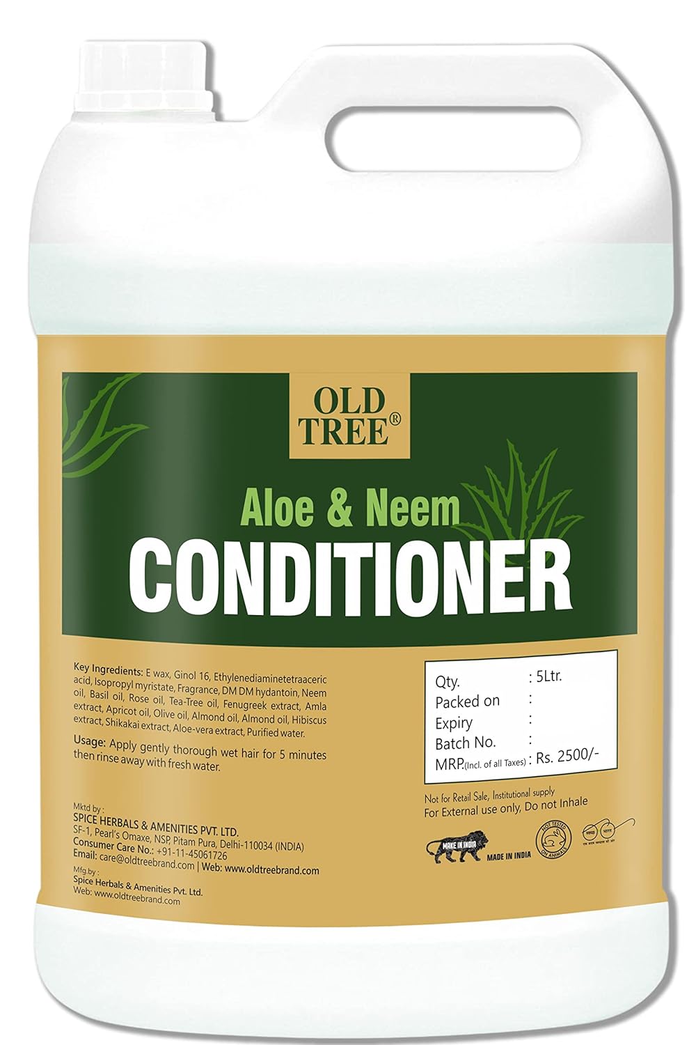 Aloe and Neem Conditioner 5L